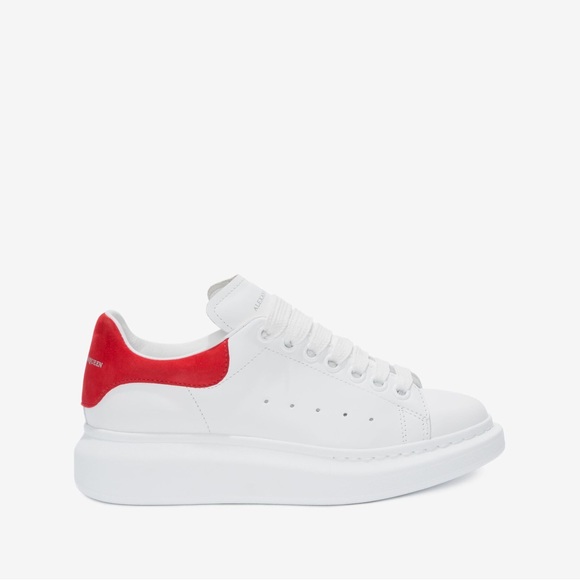 Alexander McQueen Shoes - Authentic Alexander McQueen Women's Oversized Sneaker in Lust Red